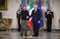 Зеленський провів зустріч із президентом Італії Маттареллою
