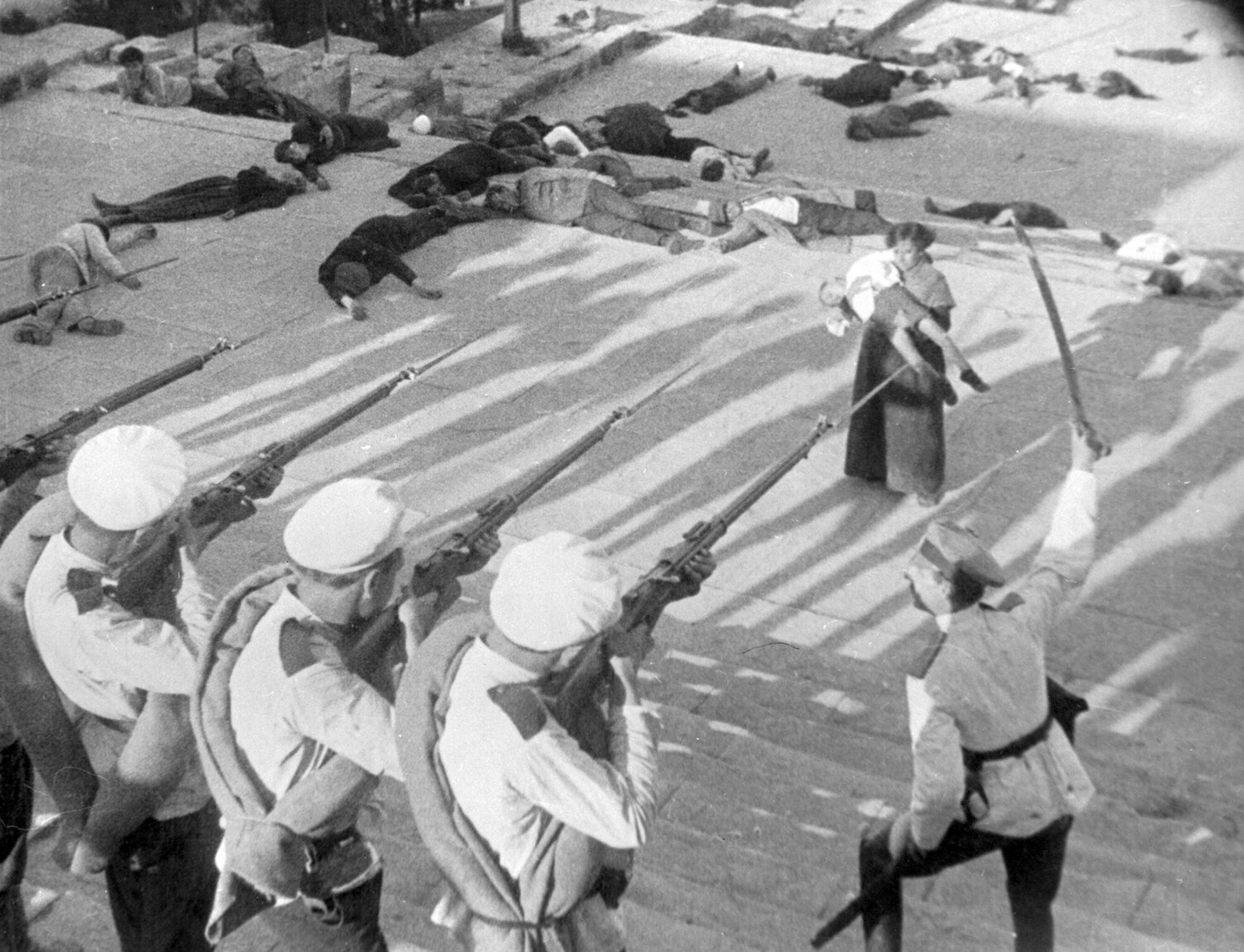 Кадр з фільму «Панцерник 'Потьомкін'»