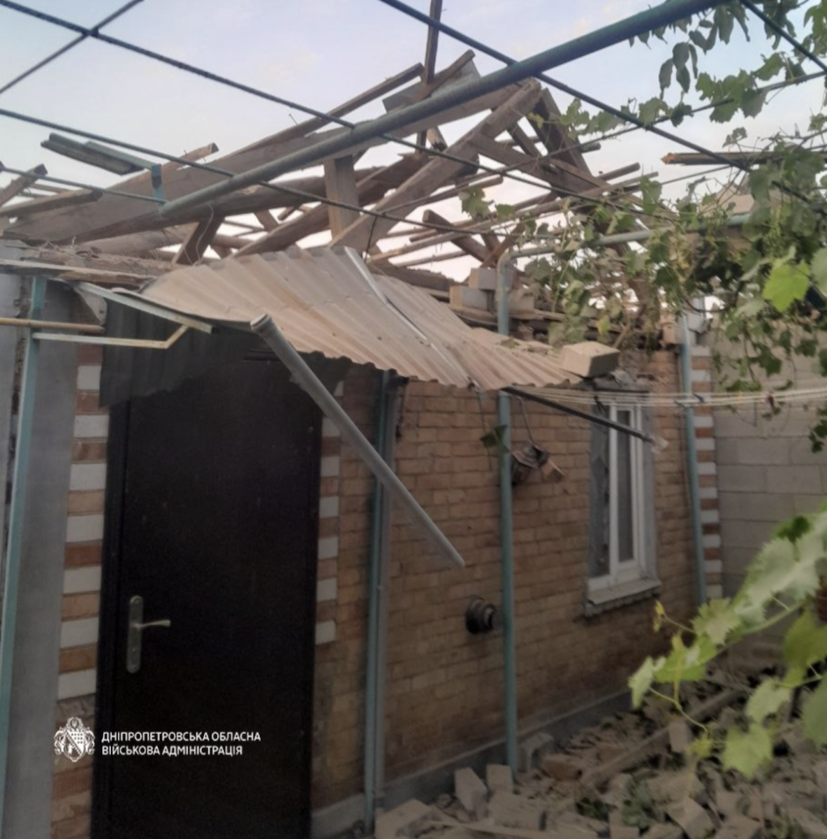 Наслідки обстрілу Дніпропетровської області 3 липня 