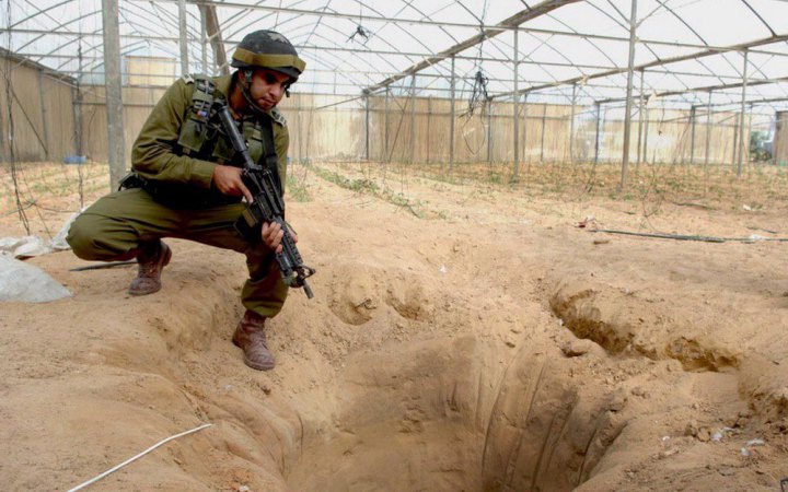 Ізраїль зруйнував 500 шахт тунелів ХАМАСу. Частина з них розташовувалася біля шкіл та мечетей