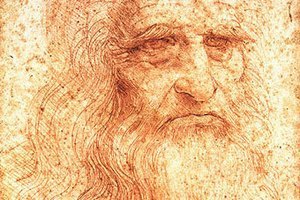Знаменитий автопортрет Леонардо да Вінчі вперше виставили в Римі