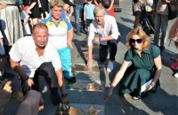 "Аллея звезд" в Киеве пополнилась тремя легендами украинского спорта