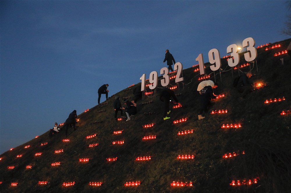 Ушанування жертв Голодомору в Києві, 27 листопада 2021 року.