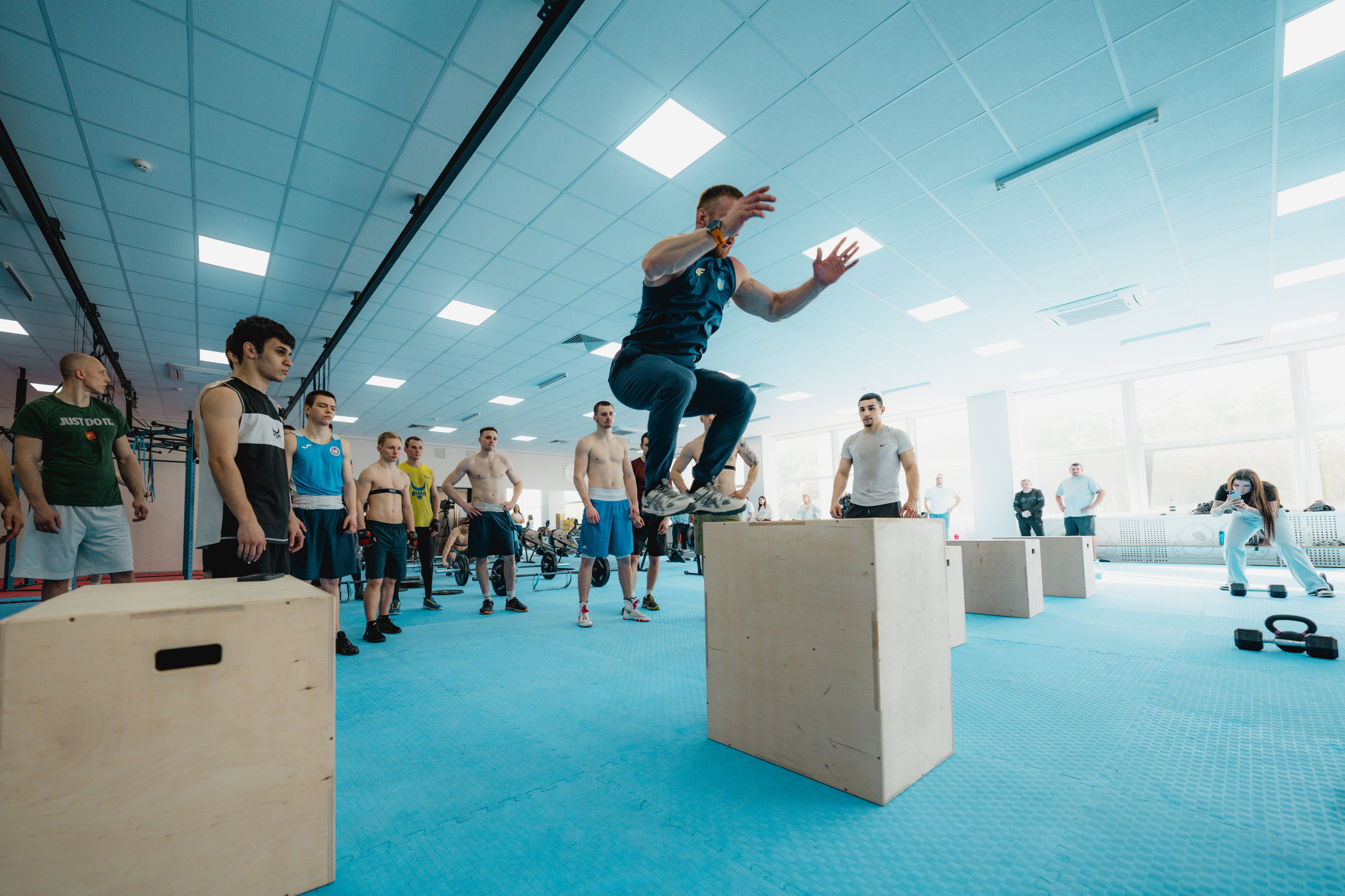 Максим Путря під час тренування