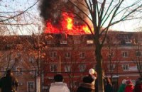 В Подольском районе горел офисный центр