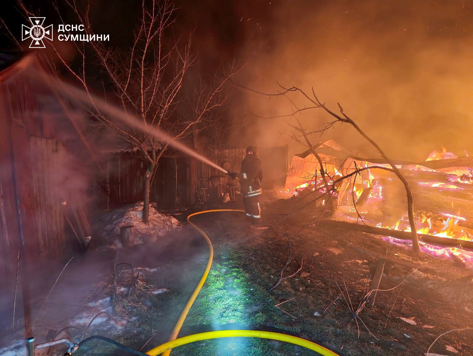 Ліквідація наслідків обстрілу на Сумщині