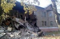 В Луганской области рухнул двухэтажный дом