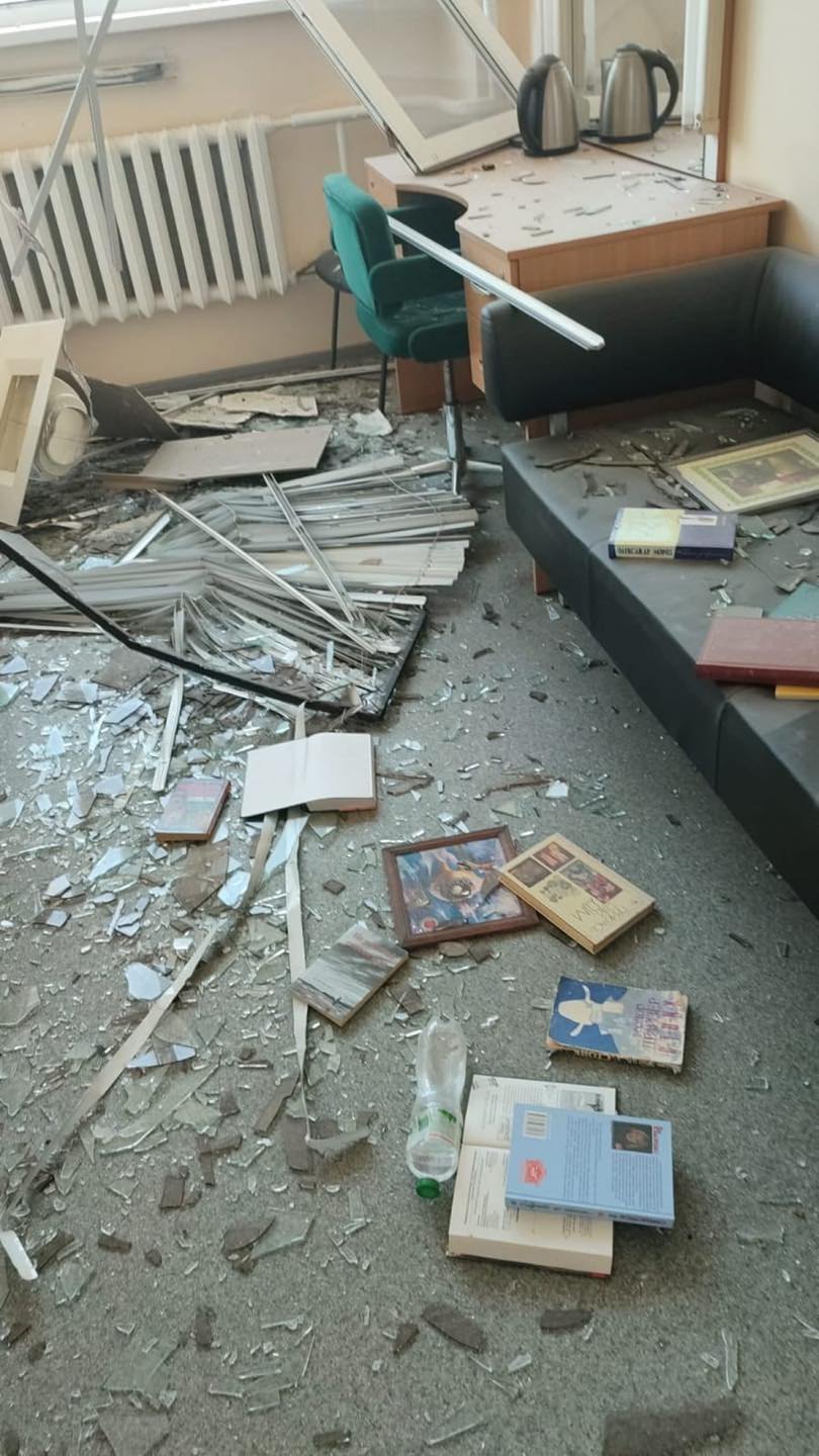 руйнування у студії &quot;5 каналу&quot;