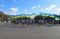Луганских студентов сгоняют на "антифашистский" марш ПР