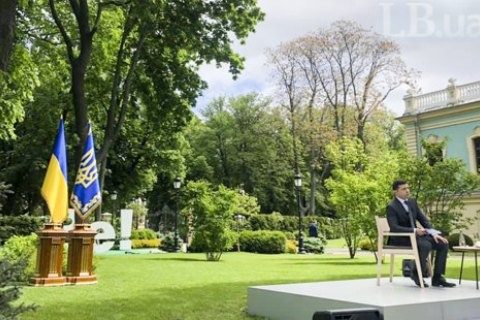 В Киеве началась пресс-конференция Зеленского