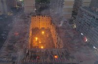 В России произошел масштабный пожар в многоэтажке, сгорел последний этаж