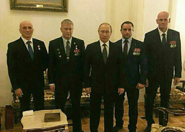 Путин с представителями ЧВК Вагнера