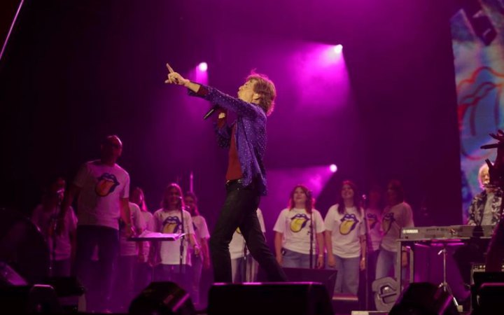 Українські дитячі хори виступили разом з “Rolling Stones” у Відні