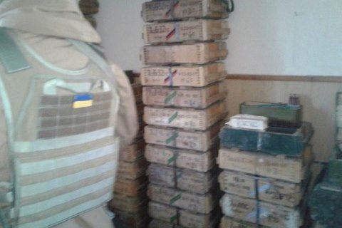 В Донецкой области на склад с боеприпасами БПЛА сбросили фосфорные гранаты