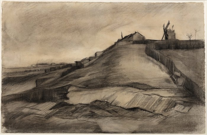 Вінсент Ван Гог, & quot; Холм Монмартра з каменоломнею&quot;, 1886