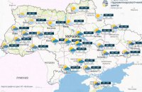 У неділю в Україні місцями дощитиме