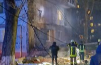 Уночі росіяни атакували Одесу: пошкоджені житлові будинки, є поранені