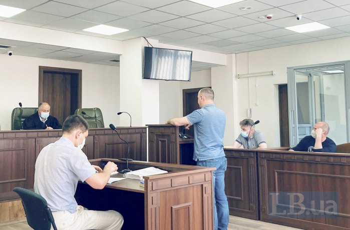 Юрій Сиротюк під час допиту в суді