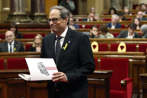 Лідер Каталонії призначив міністрами двох ув'язнених політиків і двох втікачів