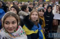 15 тыс. студентов пикетируют управление ГАИ во Львове