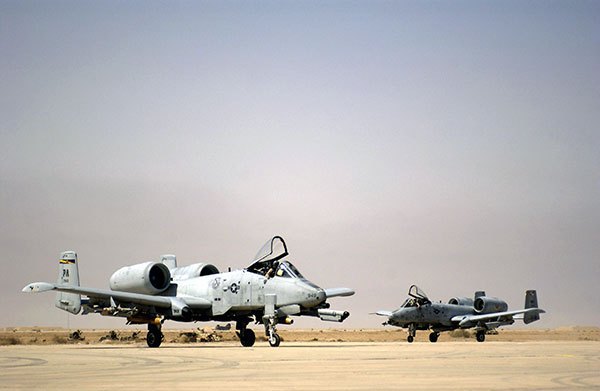 Літак ВПС США A-10 «Warthog» на базі в Саудівській Аравії, 1991 рік