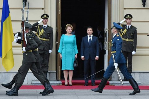 Зеленский встретился с президентом Словакии 