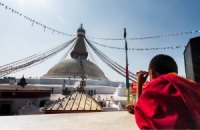 Вокруг самой большой ступы в Катманду