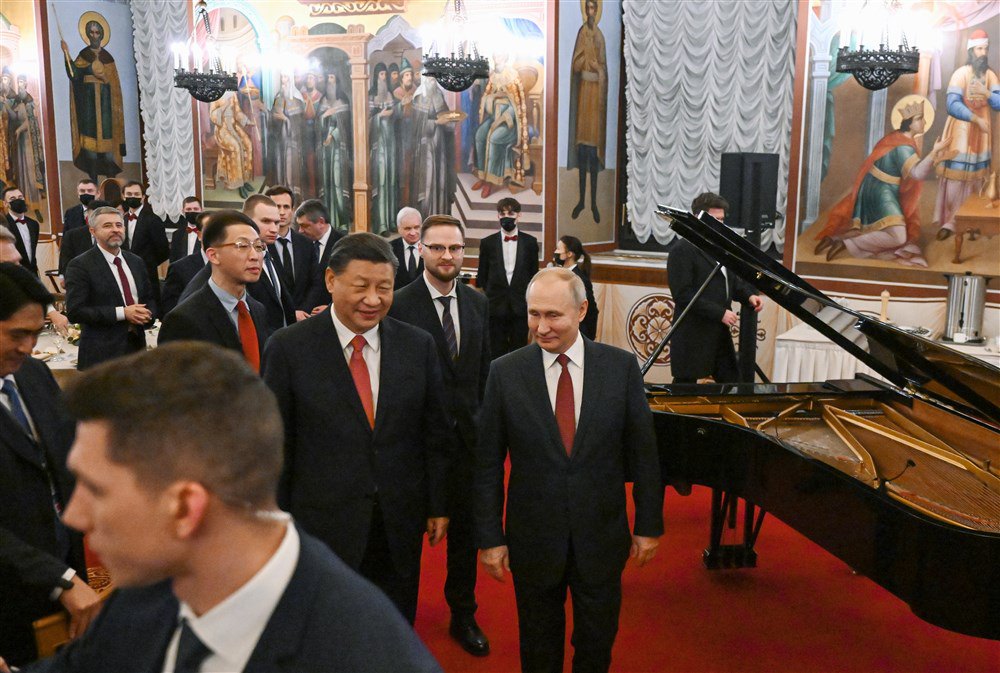 Під час візиту лідера Китаю Сі Цзіньпіна до Москви. 