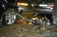 ДТП в Киеве: автомобиль Toyota устроил аварию с участием 5 машин