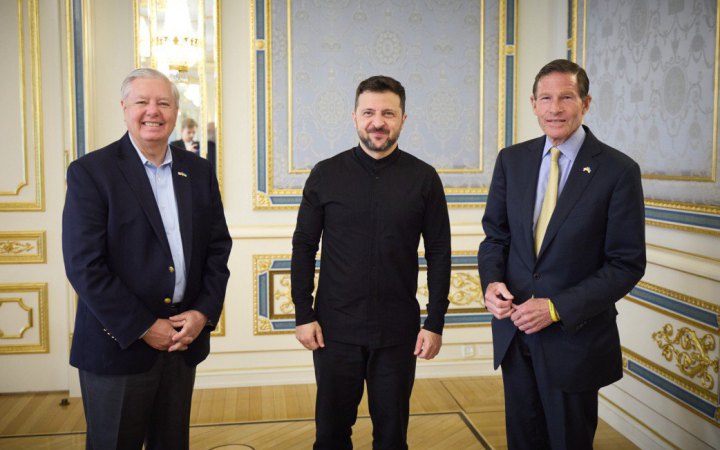 Зеленський зустрівся із американськими сенаторами Ліндсі Гремом і Річардом Блюменталем