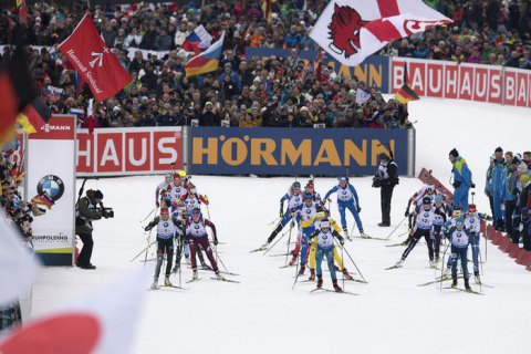Украинские биатлонистки финишировали сразу за норвежками в эстафете на этапе Кубка мира