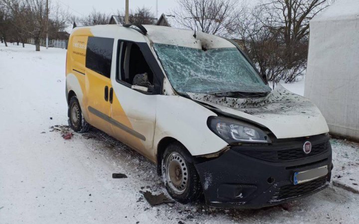 У селі Тараса Шевченка на Херсонщині росіяни атакували поштовий автомобіль