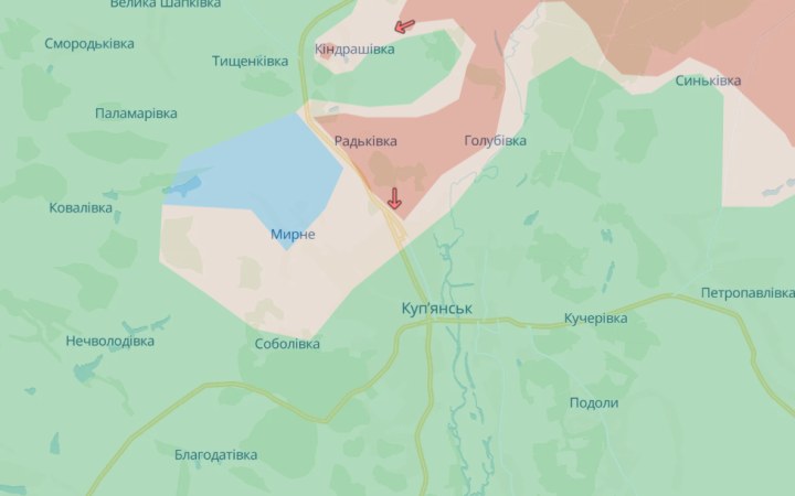 Сили оборони вибили ворога з села Мирне біля Куп’янська