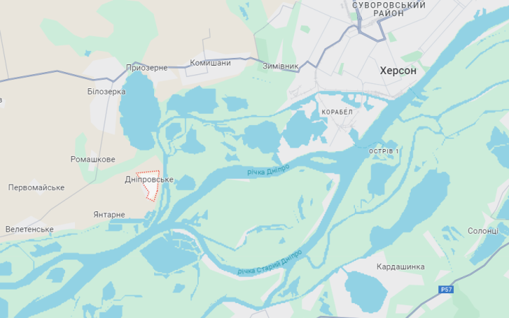 Російська армія вдарила по Дніпровському Херсонської області