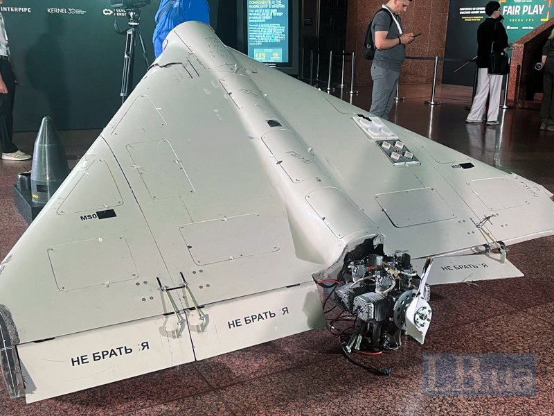 Збитий російський БпЛА «Шахед»