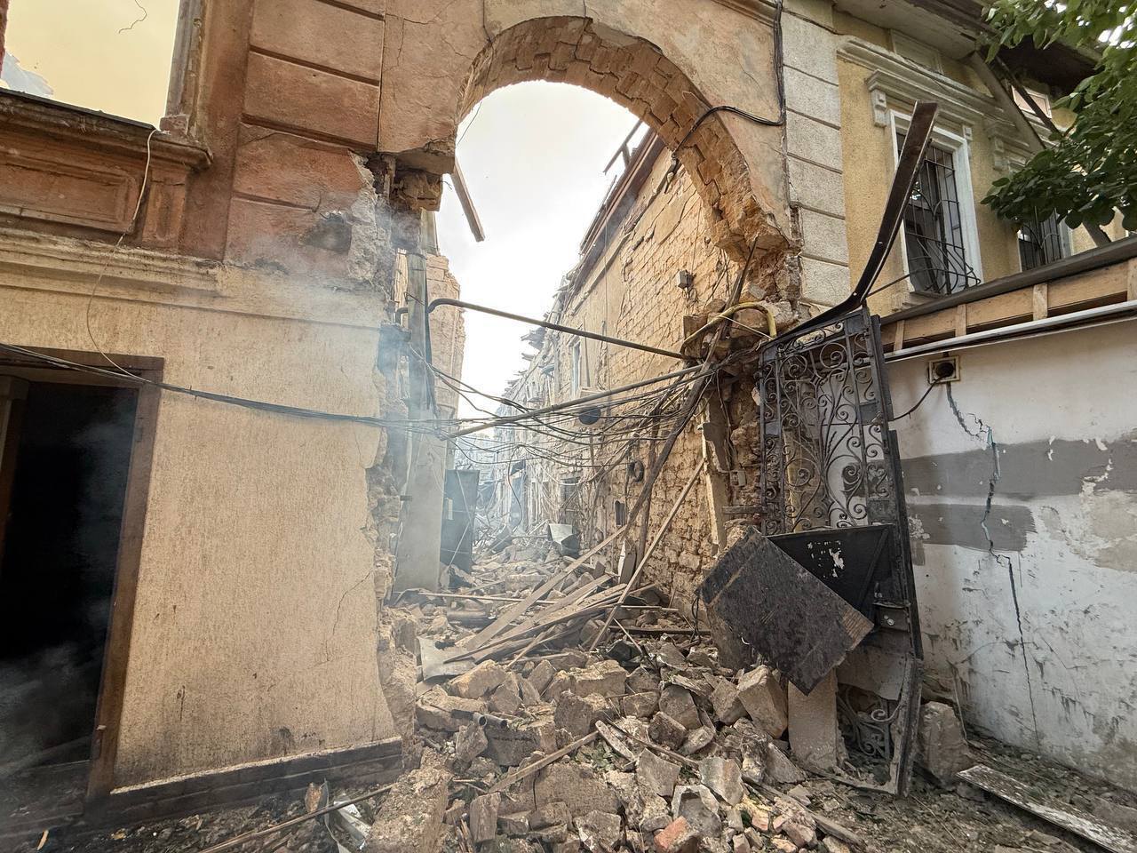 Влучання в Одесі по інклюзивному центрі для дітей
