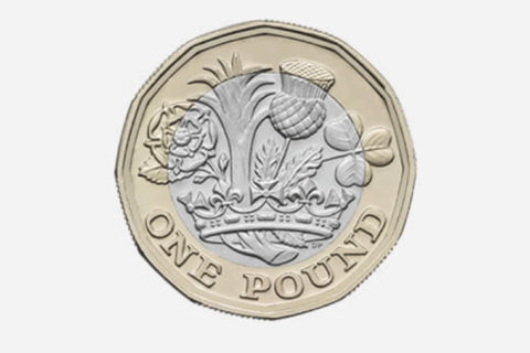 Британія випустить 12-гранну монету в 1 фунт