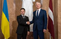 Зеленский встретился с премьером Латвии и вице-спикером Сейма