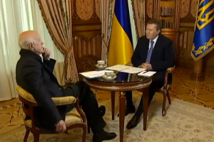 Интервью Януковича Коротичу покажут три канала 