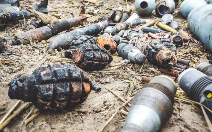 Саперы обследовали поселок в Киевской области: найдены десятки снарядов, гранат, мин и растяжек (фото)