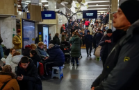 Під час ракетної атаки росіян в метро Києва укривалися майже 26 тисяч людей