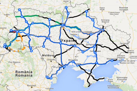 Мінінфраструктури опублікувало онлайн-карту ремонту українських доріг