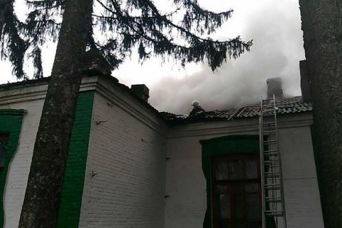 В Винницкой области горела сельская школа