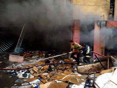 В результате взрыва на рынке в Тегеране пострадали десятки человек