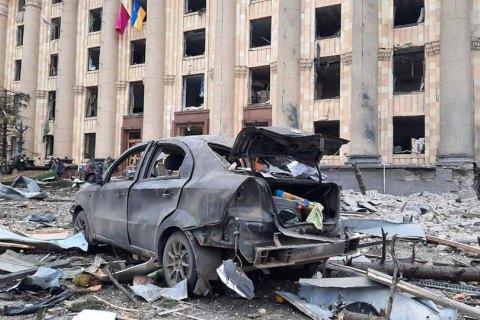 Наибольшие разрушения от вражеских обстрелов за субботу получили Чернигов, Харьков, Житомирщина и Киевщина