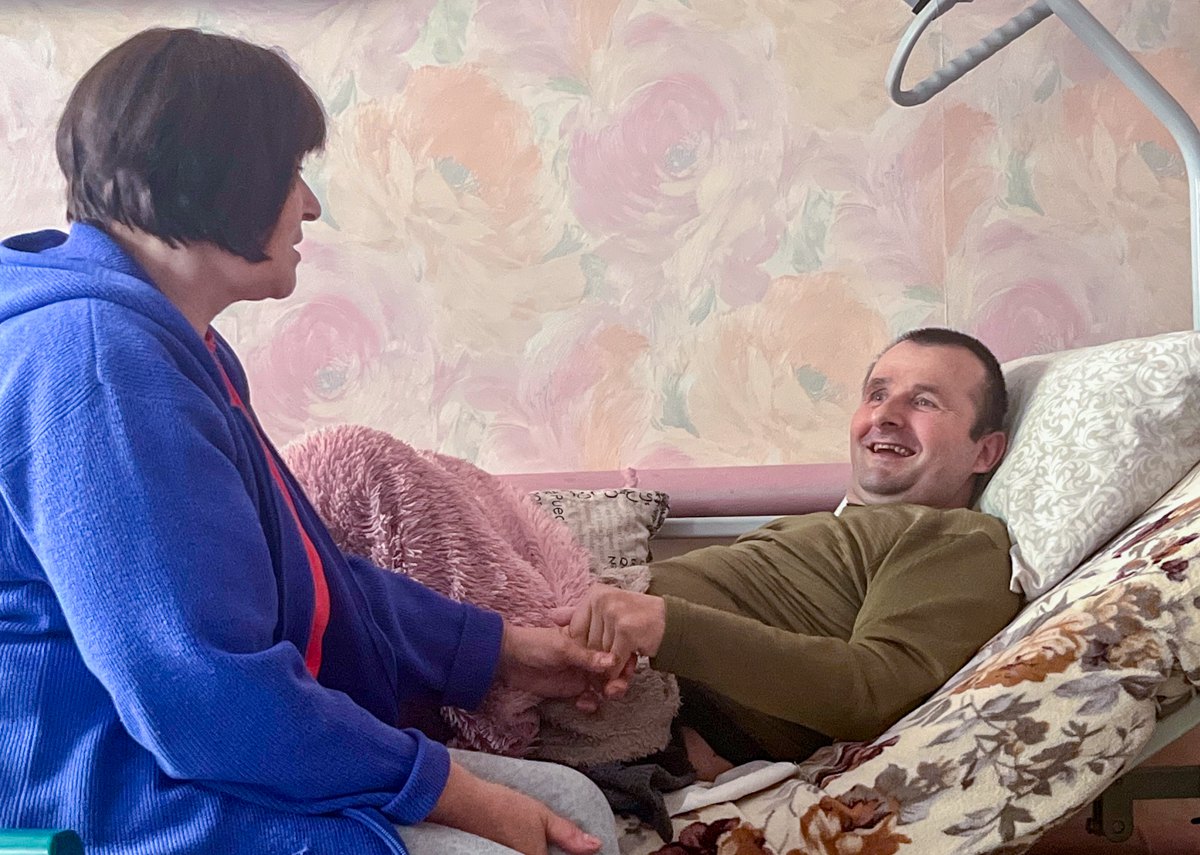 Людмила Горніцька з братом Володимиром Фігурним