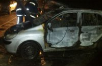 В Киеве сожгли около 20 автомобилей со львовскими номерами