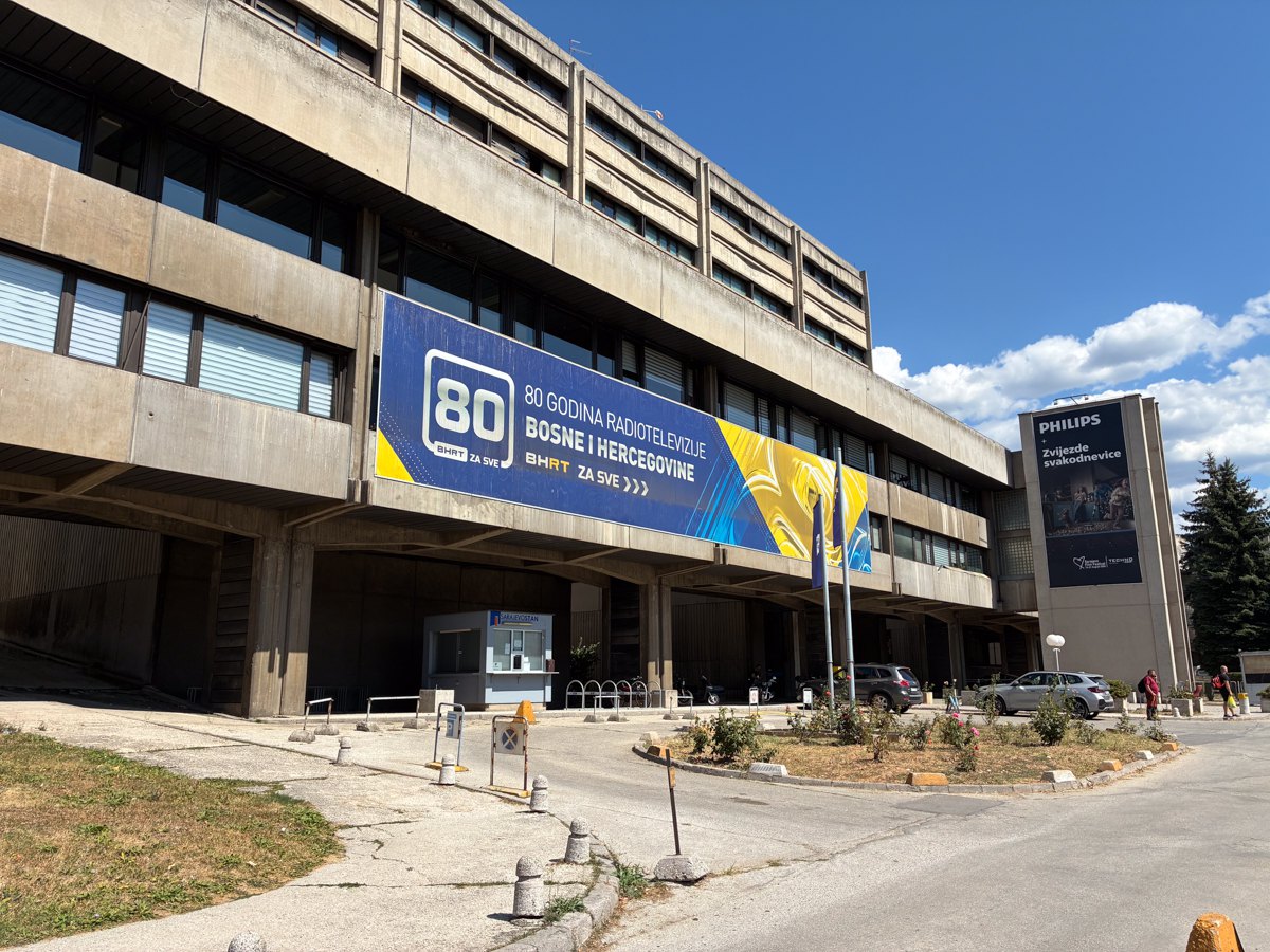 Будівля суспільного мовника Боснії і Герцеговини в&nbsp;Сараєво.