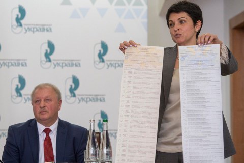ЦВК показала бюлетені для голосування на парламентських виборах