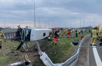 В Польщі перекинувся мікроавтобус з українцями